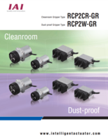 IAI RCP2CR-GR CATALOG RCP2CR-GR & RCP2W-GR SERIES: CLEANROOM GRIPPER TYPE & DUST-PROOF GRIPPER TYPE